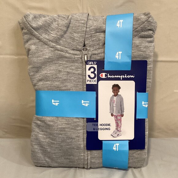 Champion Other - Champion Girl's Heavyweight 3‎ Piece Tee, Hoodie & Legging Set